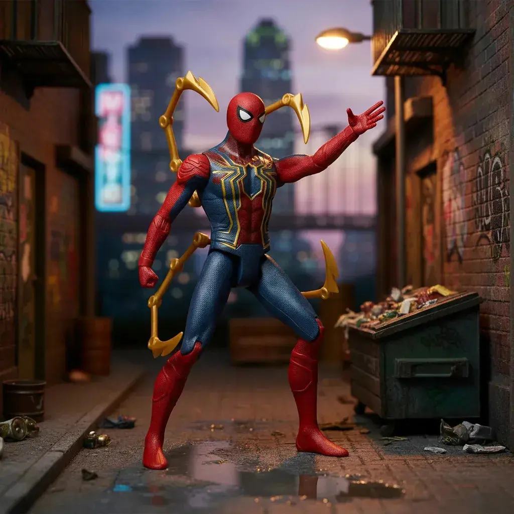 Boneco Flexível Homem Aranha Articulado Com Garras Action Figure thumbnail 3