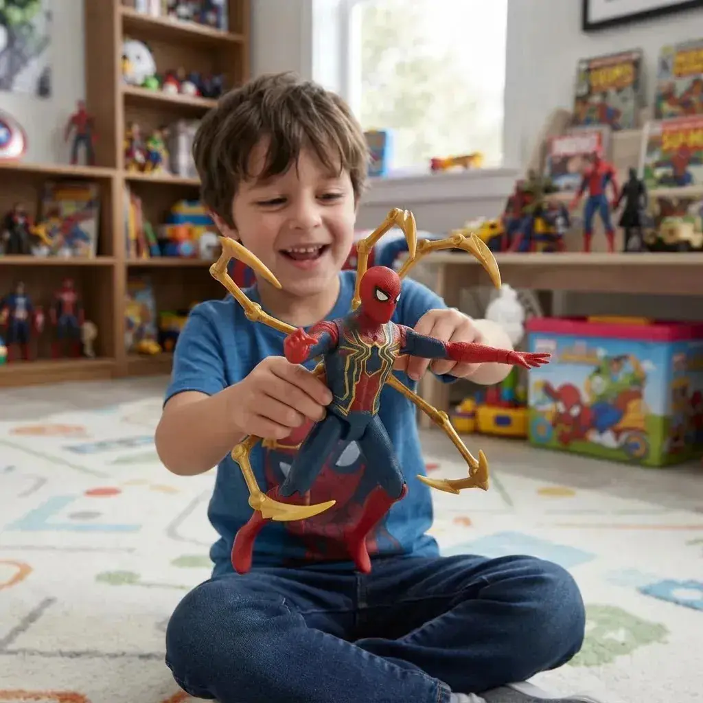 Boneco Flexível Homem Aranha Articulado Com Garras Action Figure thumbnail 5