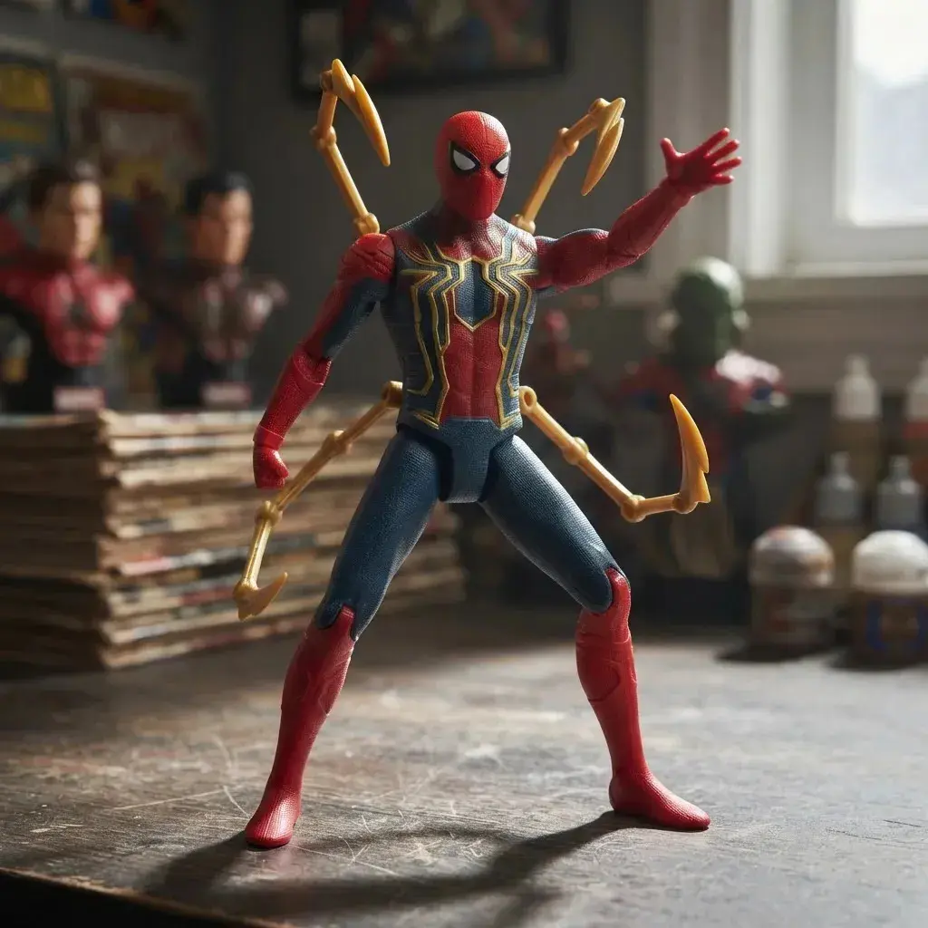 Boneco Flexível Homem Aranha Articulado Com Garras Action Figure thumbnail 7