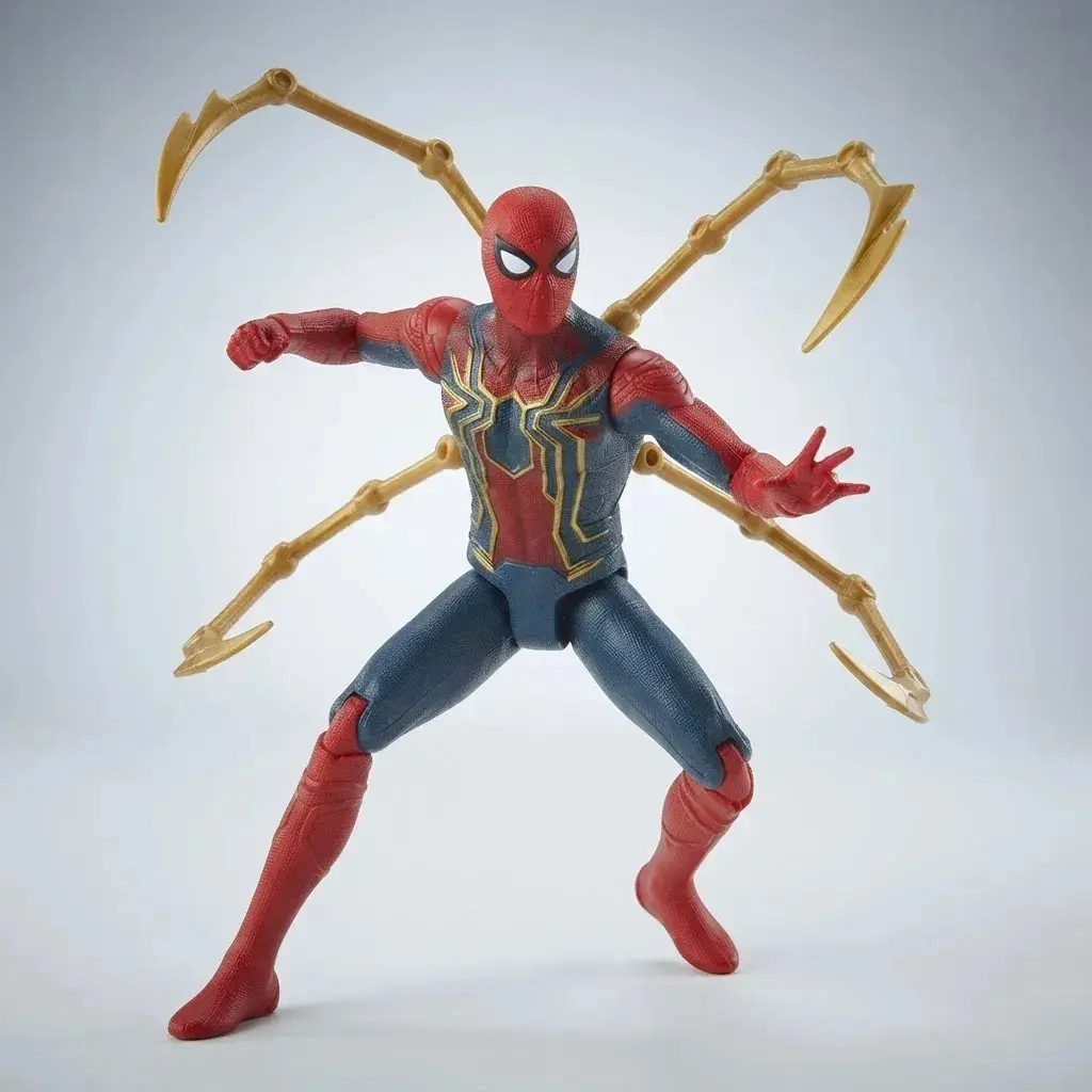 Boneco Flexível Homem Aranha Articulado Com Garras Action Figure thumbnail 8