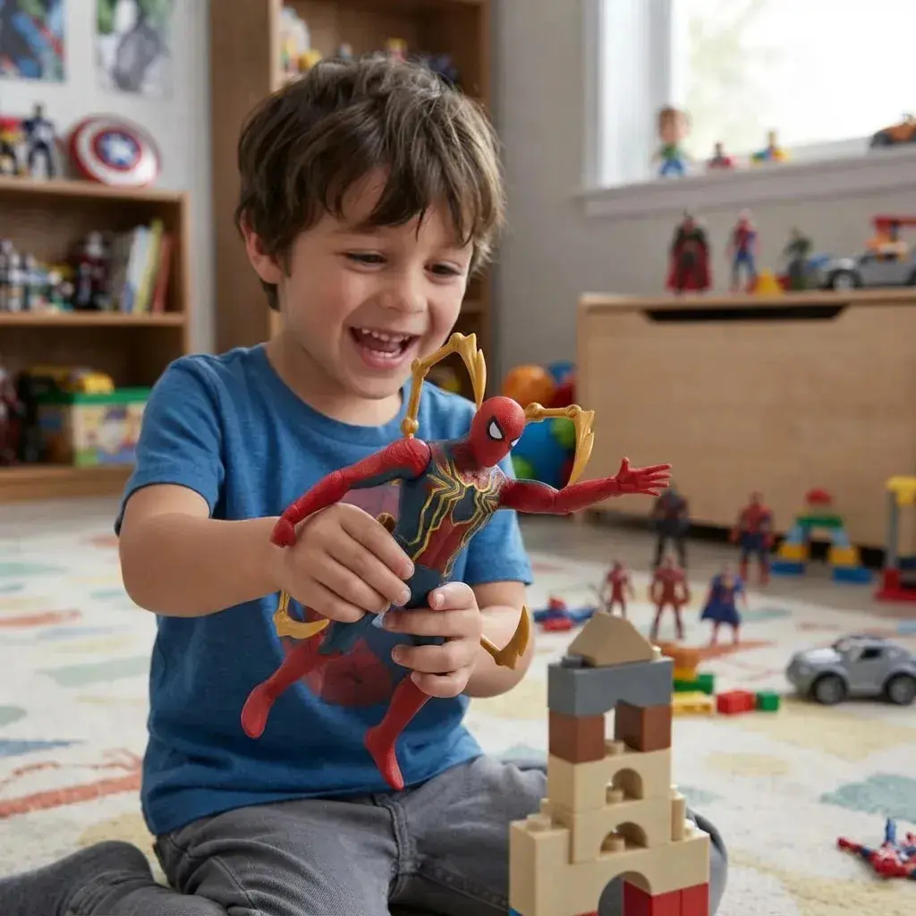 Boneco Flexível Homem Aranha Articulado Com Garras Action Figure thumbnail 9