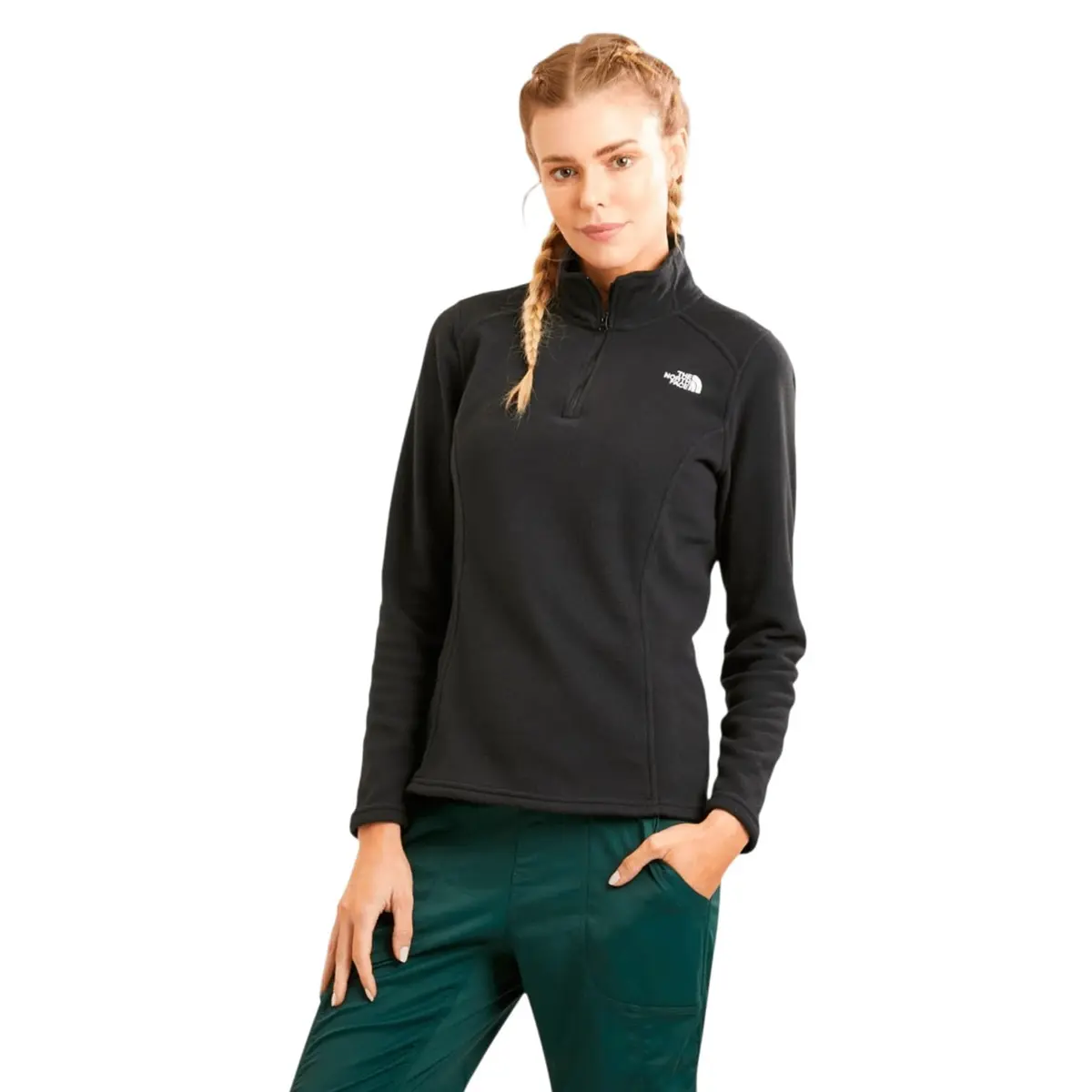 FLEECE W GLACIER 1/4 ZIP THE NORTH FACEfeminino