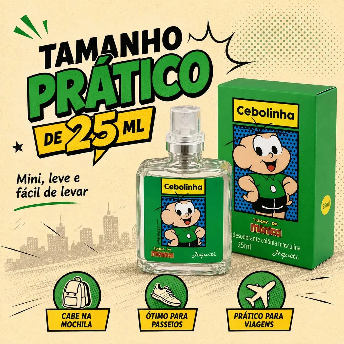 Kit 3 Perfumes Cebolinha Jequiti 25ml Infantil Turma da Mônica Colônia Masculina Kit Presente Original thumbnail 8
