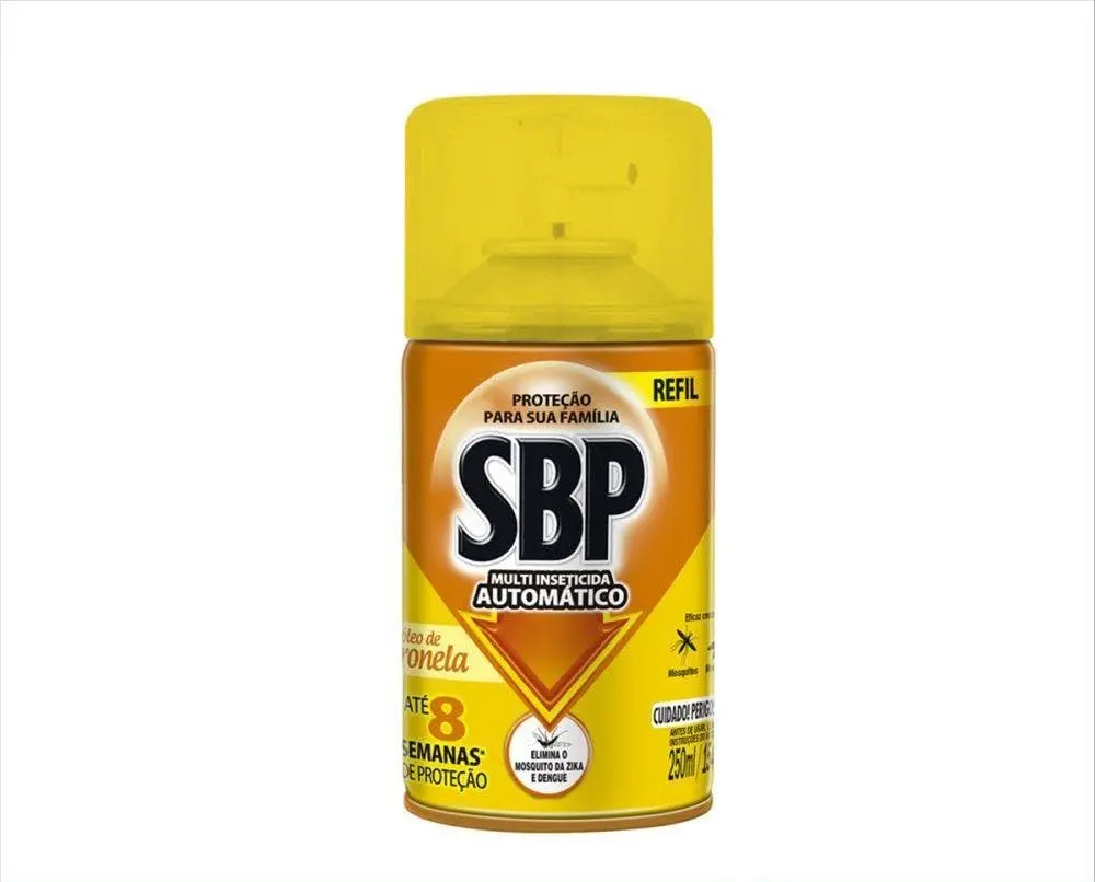 SBP Multi Inseticida Automático Óleo de Citronela Refil 250ml - Duração até 8 semanas - 1