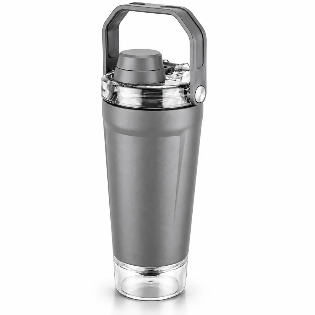Copo Térmico Inox 700ml com Compartimento para Suplementos e Comprimidos | Sua bebida na temperatura certa e seus suplementos, vitaminas e comprimidos sempre organizados e à mão