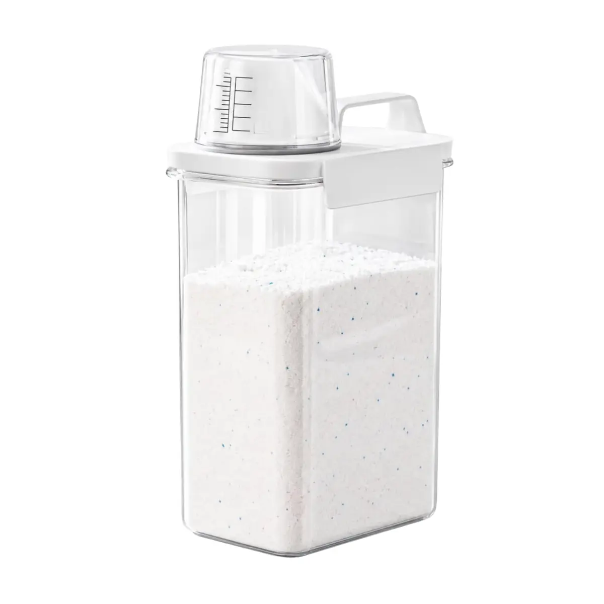 Dispensador de Detergente 1800ml 1 Unidade para Lavanderia I Recipiente de Sabão com Grande Capacidade I Organizador Prático e Resistente
