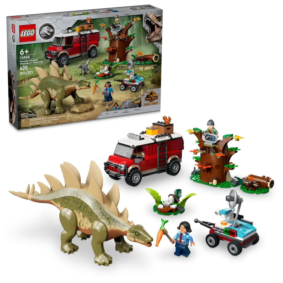 LEGO Jurassic World Estegossauro 76965 6+ anos 420 peças Building Kit - 1