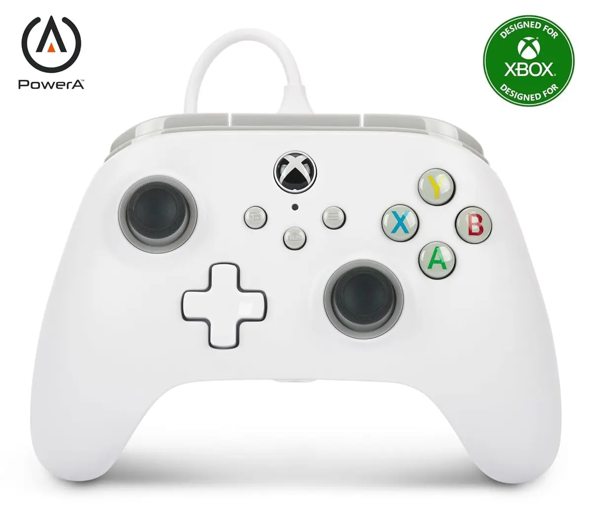 Controle com fio - Power A - para XBOX Série X | S - Branco