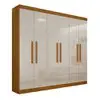 Guarda-Roupa Casal Malibu 6 PT - BEGE CLARO - 1