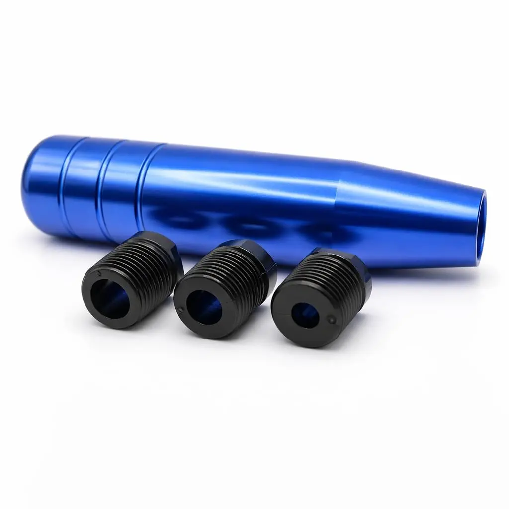 Manopla De Câmbio Esportiva Em Alumínio Para Carro Universal (AZUL)