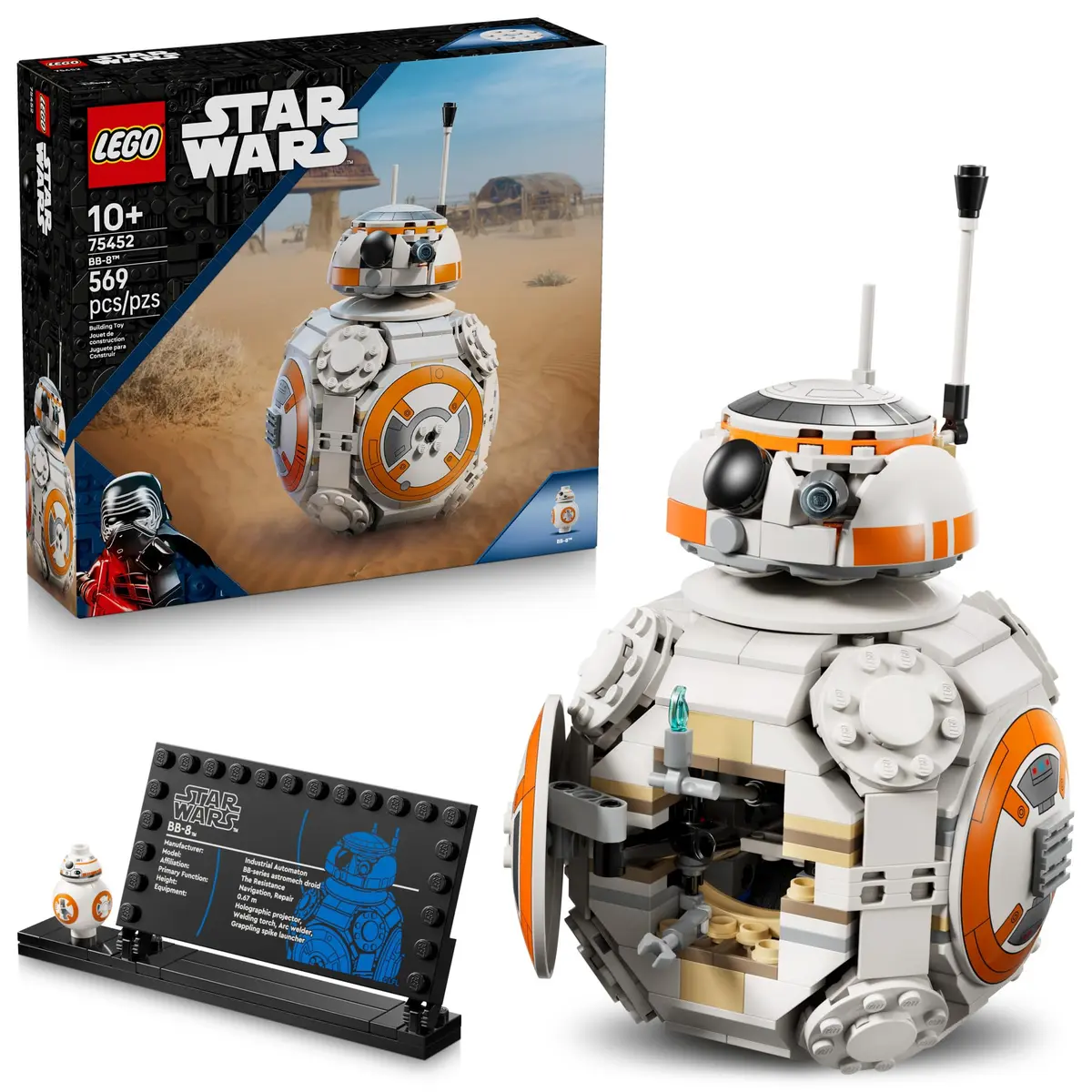 LEGO Star Wars Droide Astromecânico BB-8 75452 (569 Peças) - 1