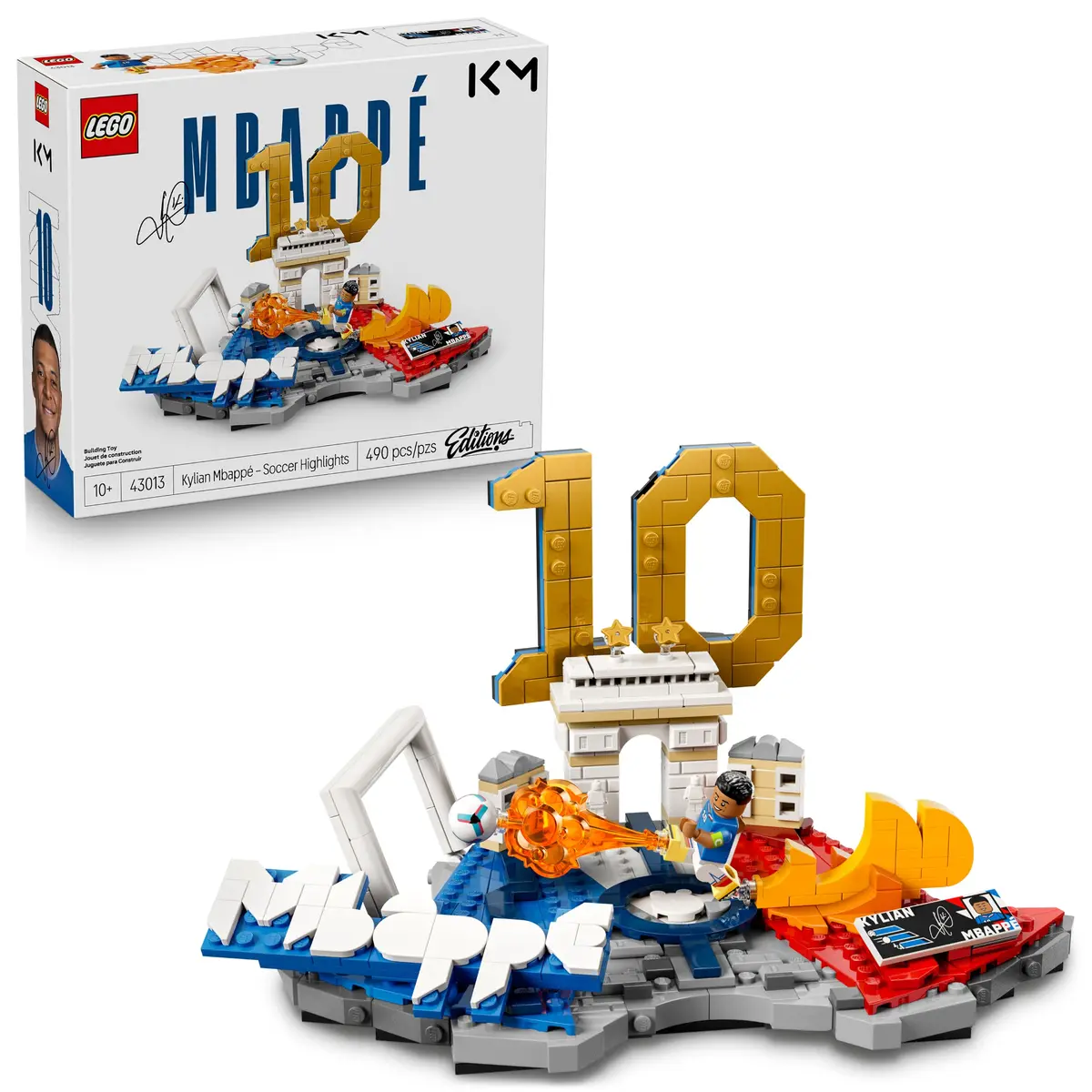 LEGO Editions Sports Destaques do Futebol: Kylian Mbappé 43013 (490 Peças) - 1