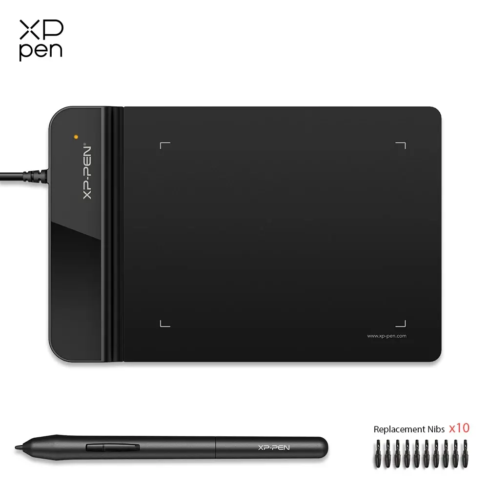 Tablet gráfico XPPen Star G430S, tablet digital de desenho de 4x3 polegadas, 8192 níveis, mini tablet para jogos OSU com caneta sem bateria - 1