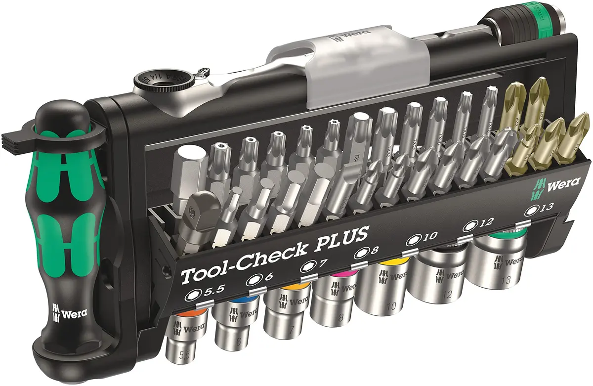 Wera - Conjunto Bits e Soquetes Tool Check Plus - Milimétrica