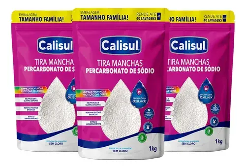 Percarbonato De Sódio Limpador Clareador Tira Manchas - 3kg