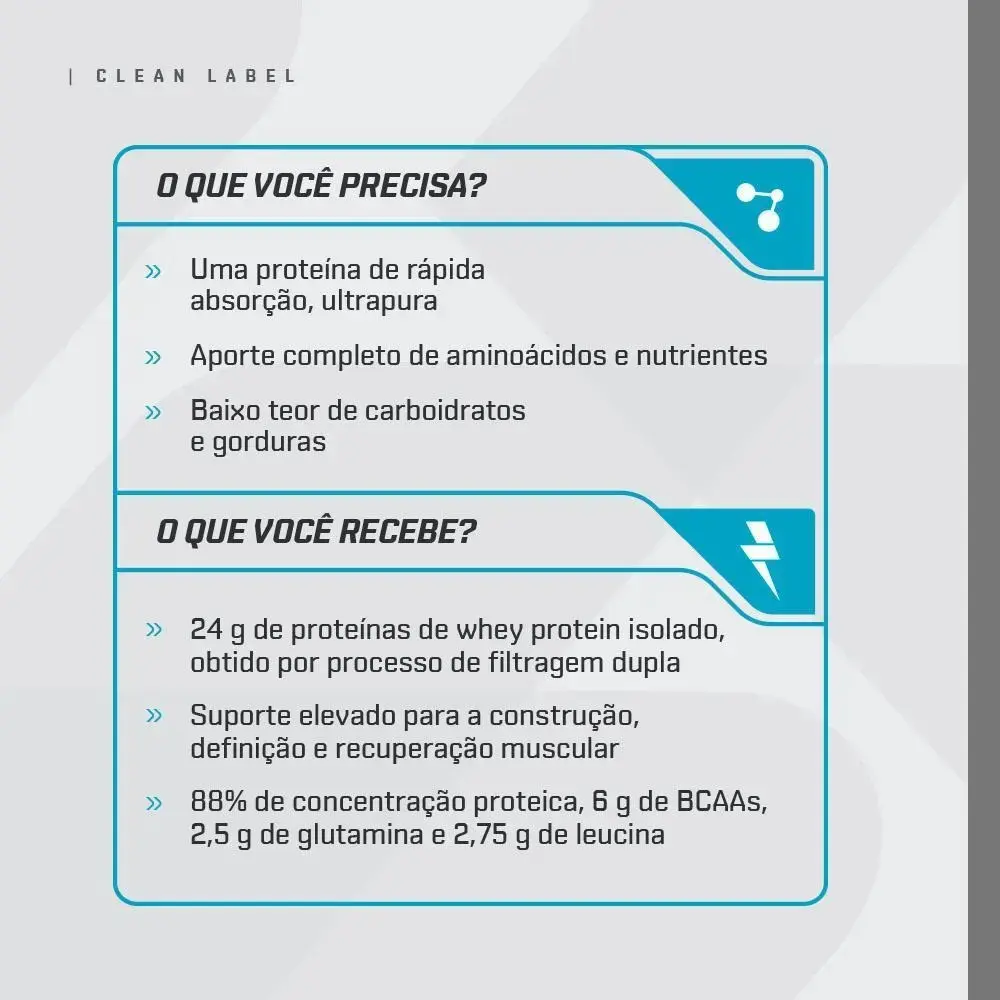 Whey Protein Isolado Dux Nutrition - Pote 900g Sabor Cappuccino thumbnail 3