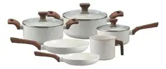 Mimo Style, Conjunto de 6 Panelas Pratic Cook Marmol Compatível com Fogão por Indução - 1