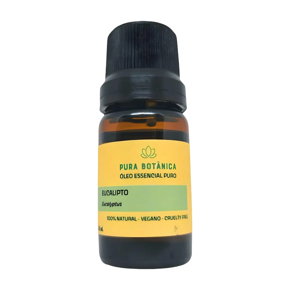 Óleo Essencial de Eucalipto Globulus 10 ml - Pura Botânica | 100% Puro, Eucalyptus globulus do Brasil, Respiração Livre, Inalação, Difusor e Banho