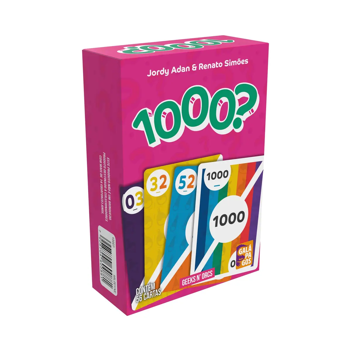 Asmodee 1000? Jogo de Cartas Competitivo, 2 a 5 Jogadores, Idade +14 | 2 a 5 jogadores, 10 minutos por partida