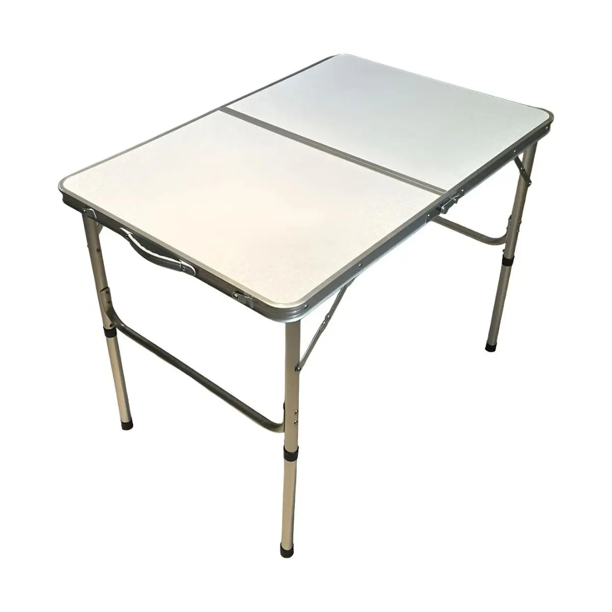 Mesa Portátil Dobrável Vira Maleta Alumínio 90x60cm Branco