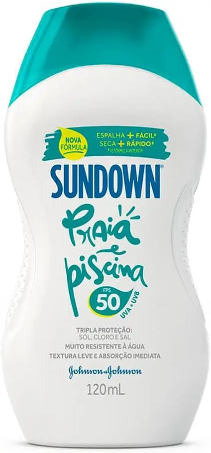 Protetor Solar Corporal em Creme Sundown Praia e Piscina, FPS 50, 120ml - 1