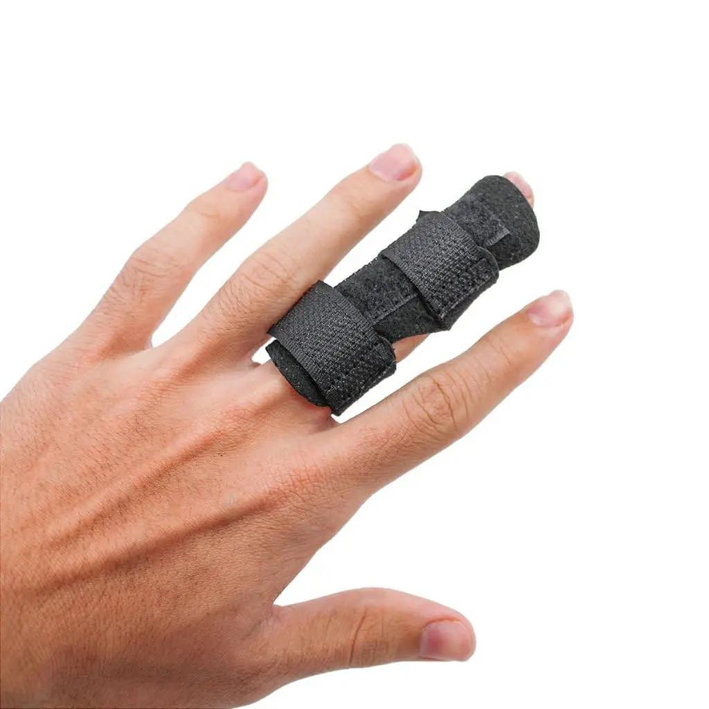 Tala de dedo, Talas para dedinho em gatilho - suporte brackets para meio, polegar e mindinho, Deformidade, dobrado, Lesões na mãos, tenossinovite, estenosante, protetor de dedo - 1