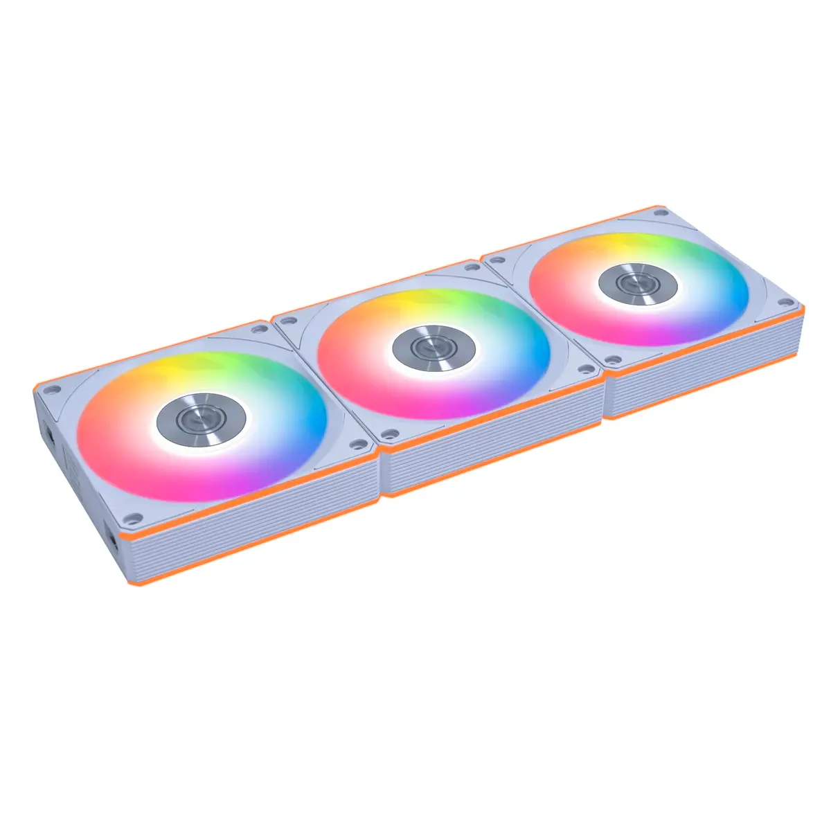 Kit 3 Fans Lian Li Uni Fan CL Wireless ARGB 120mm Branco 12CL1W3W