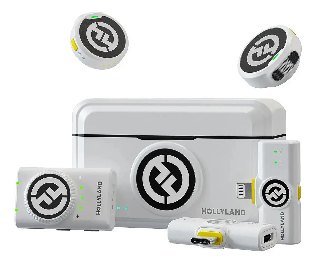 Microfone Hollyland Lark M2 Lark M2 Combo Branco Branco