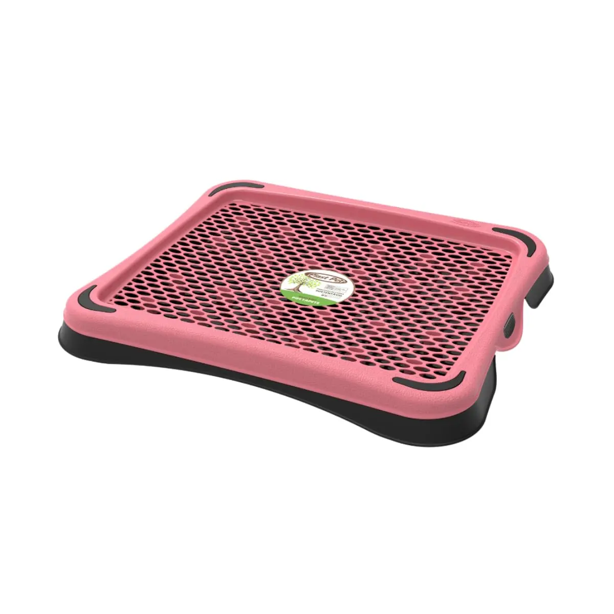 Sanitário para Cães Pipi Tapete Eco Rosa – Plast Pet, Polipropileno, Design Moderno, Pinos Firmes, Fácil Higienização - 1