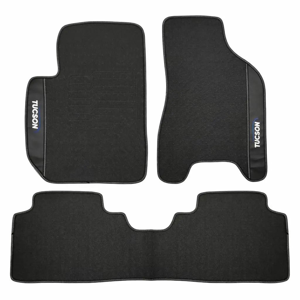 Tapete para Carro Emborrachado Compatível com Tucson 2004 2005 2006 2007 2008 2009 2010 2011 2012 2013 2014 2015 2016