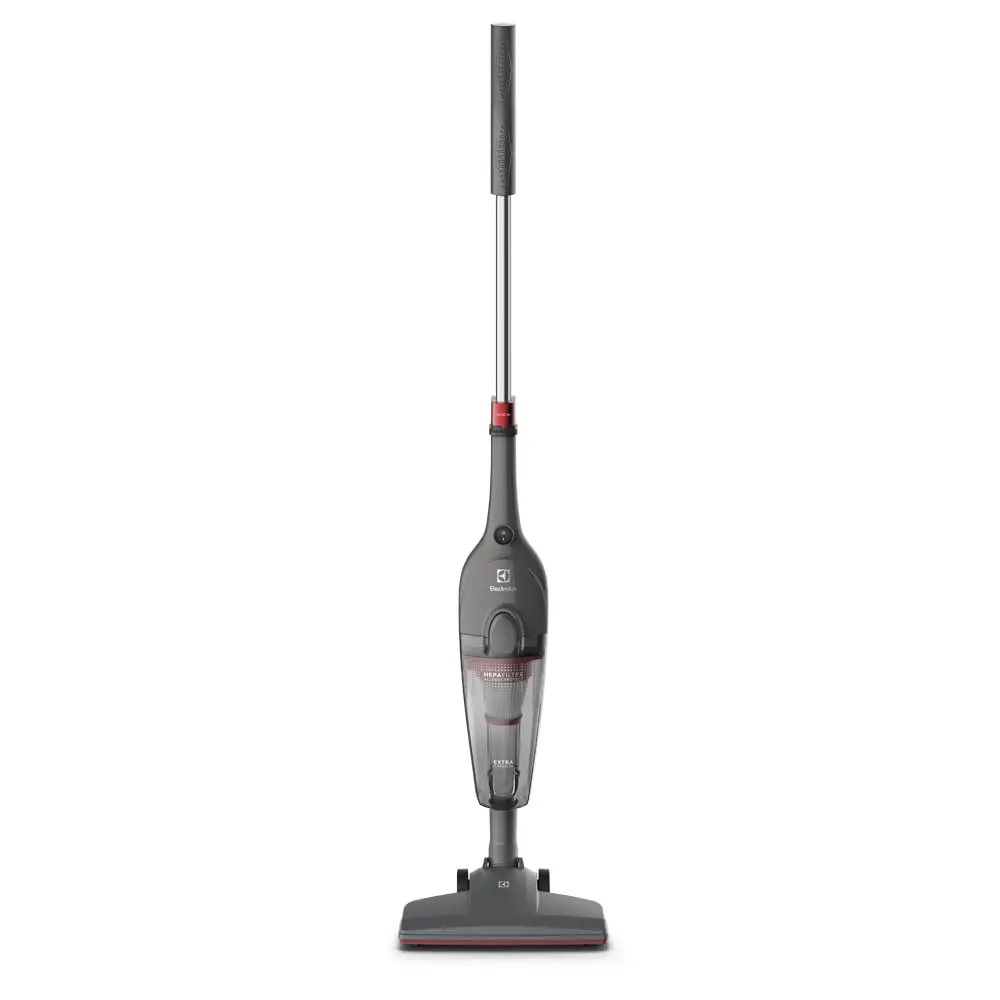 Aspirador pó vertical com fio portátil de mão 2 em 1 1450W cabo 6m capacidade 1,6L filtro HEPA Electrolux STK15 220V Cinza Urban Grey