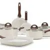 Conj de Panelas 8 Peças Ceramic Life Smart Plus Vanilla - Brinox - 1