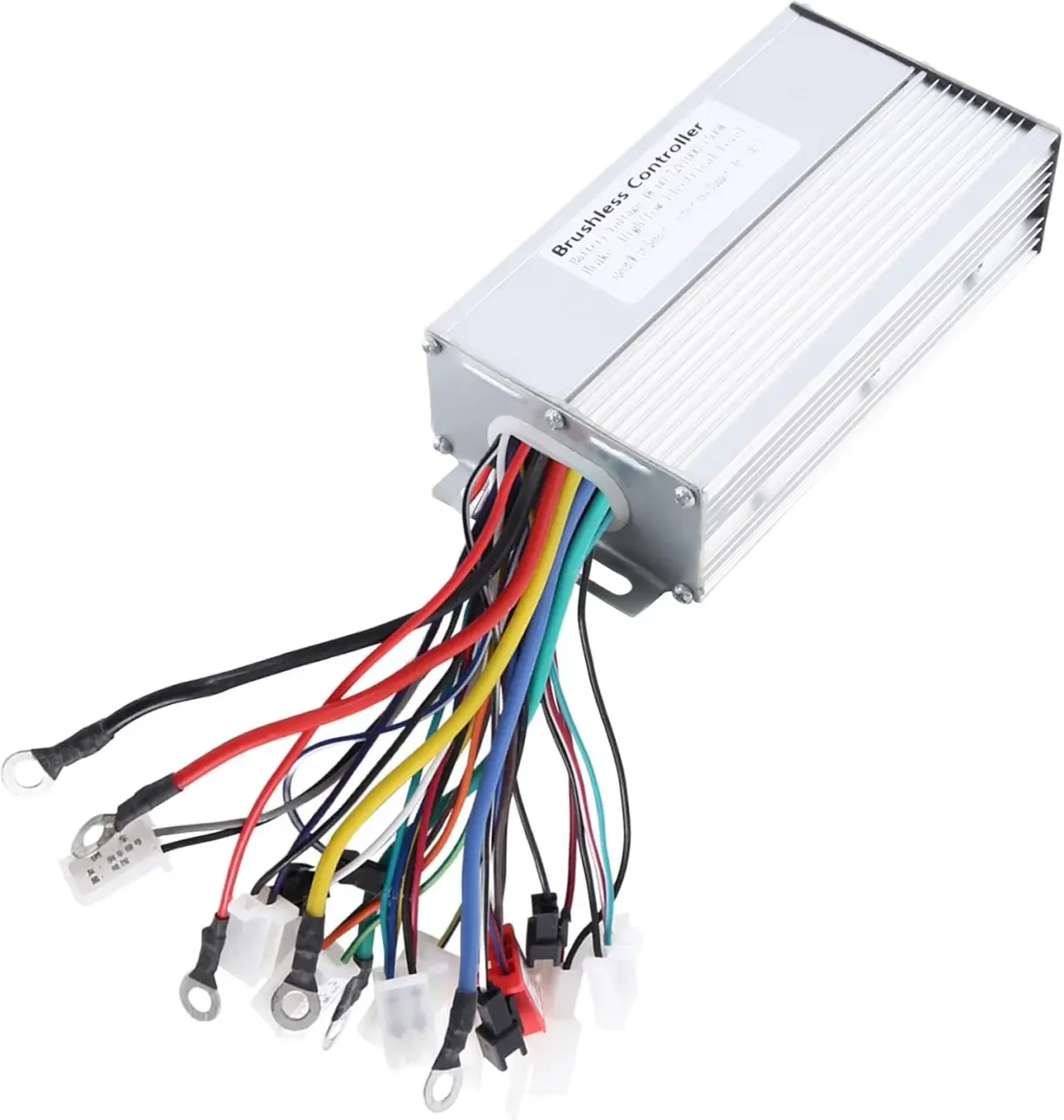 Controlador Elétrico 48V 60V 64V 72V 1000W 1500W, Controlador Brushless de 12 Tubos com Modo Duplo para Motor de Velocidade de Scooter e E-Bike - 1