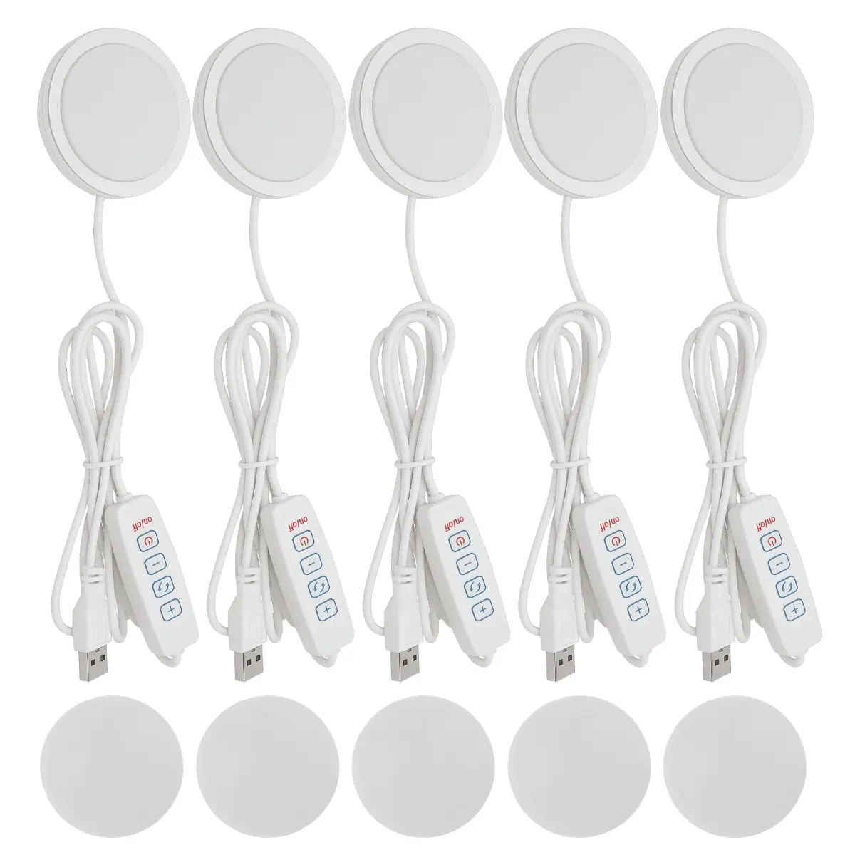 Kit de Lâmpada LED para Bambu Lab 001 Branco/Frio/Branco Quente DC 5V 3W RGB para Peças de Impressora 3D Bambu Lab Acessórios Oficiais Bambu Lab