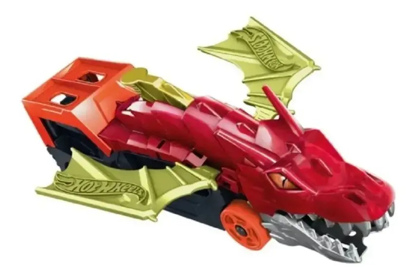 Pista De Carro De Brinquedo Reboque de Dragão Hot Wheels Da Mattel thumbnail 5