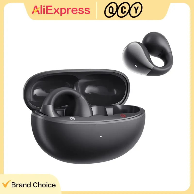 Qcy crossky c30 fones de ouvido sem fio de orelha aberta bluetooth 5.4 áudio espacial ajuste estável fones de ouvido ows 4 microfone enc conexão multiponto - 1