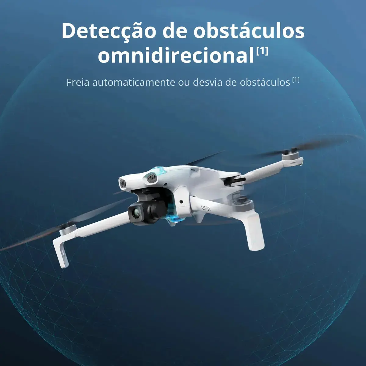 DJI Lito 1 Fly More Combo com Controle DJI RC-N3, Drone com câmera 4K para iniciantes, detecção de obstáculos, ActiveTrack, vídeo 4K, transmissão de vídeo de 15 km, 3 baterias - DJI080 thumbnail 3