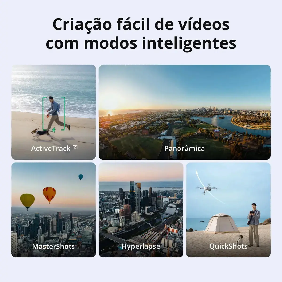 DJI Lito 1 Fly More Combo com Controle DJI RC-N3, Drone com câmera 4K para iniciantes, detecção de obstáculos, ActiveTrack, vídeo 4K, transmissão de vídeo de 15 km, 3 baterias - DJI080 thumbnail 4