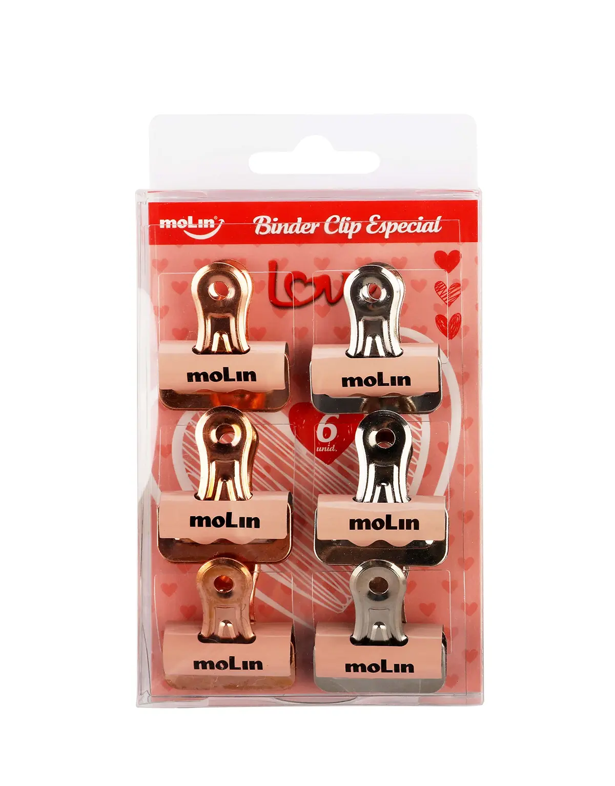 Binder Clip Especial Caixa c/ 6 - 1