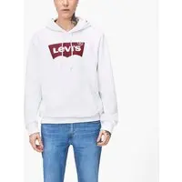 Moletom Levi’s com Capuz Graphic PO Hoodie T3 Branco Moletom Levi's® T3 Graphic Hoodie - L