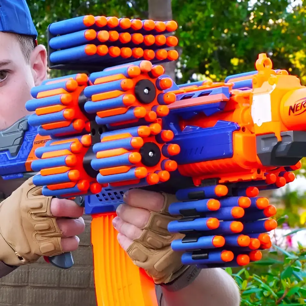 Hasbro Nerf Elite 2.0 Commander Rd 6 Dardos Refil Para Arma De Brinquedo 50 Unidades thumbnail 2