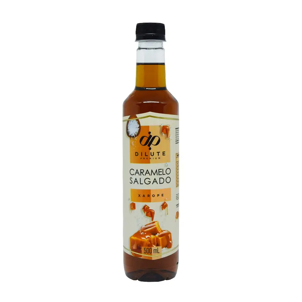 DILUTE, Xarope Premium Caramelo Salgado 500ml
