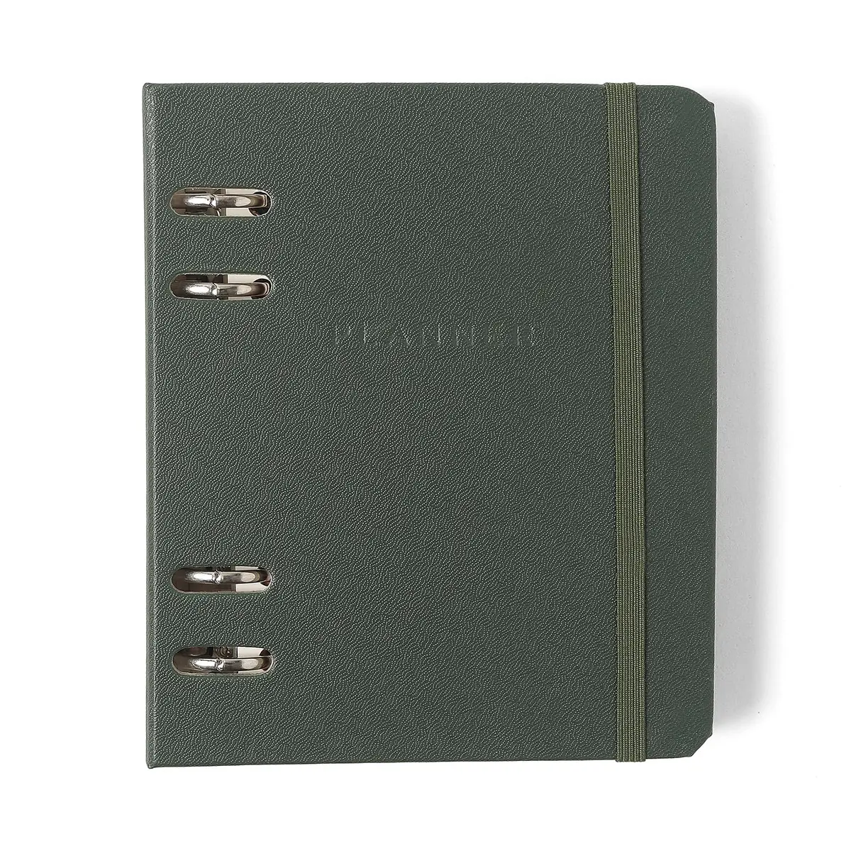 AGENDA PLANNER ARGOLADO 2026 CLASSICA SEMANAL A6 VERDE OLIVA