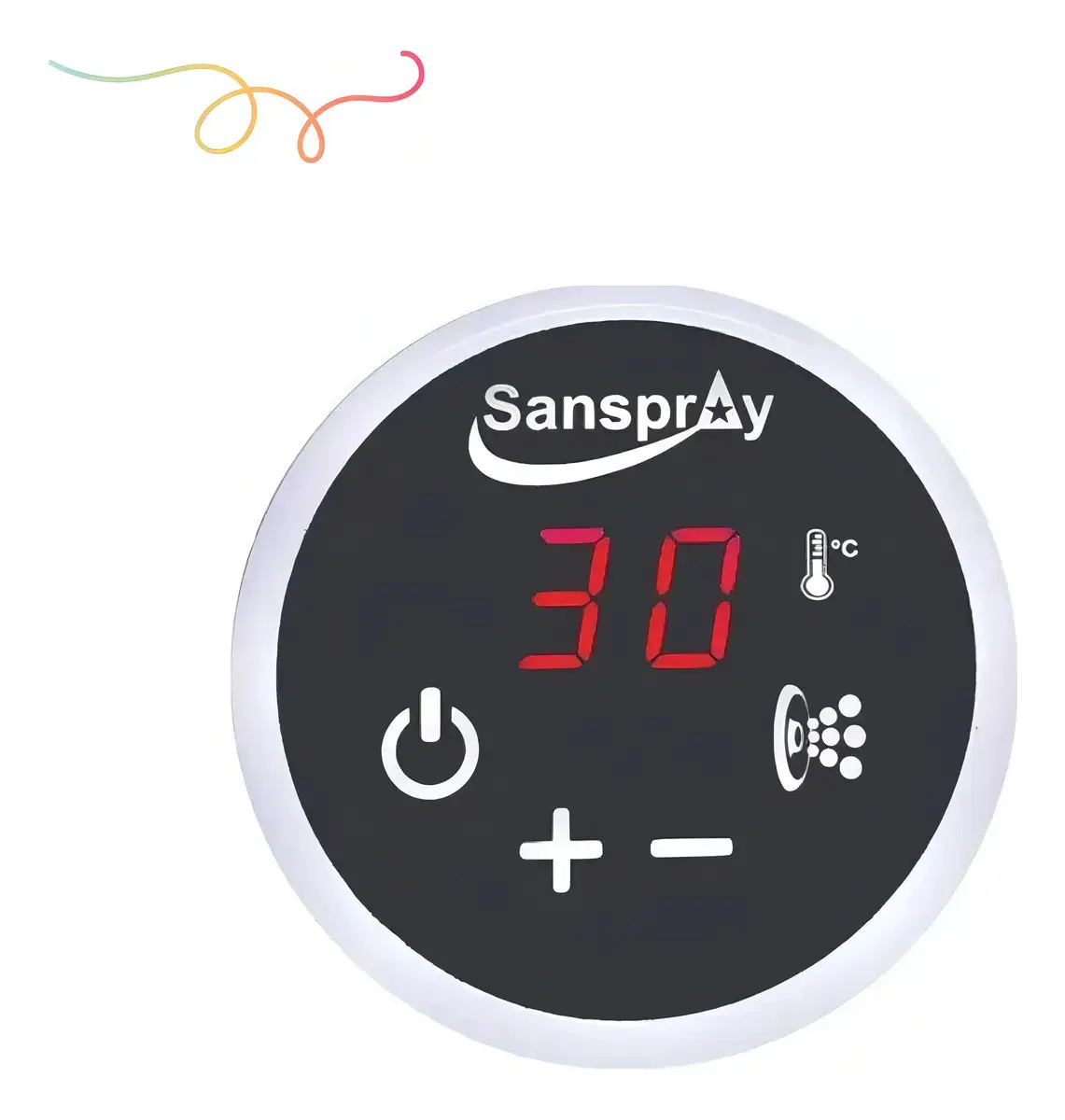 Painel Elétrico Sanspray 3 Funções Preto