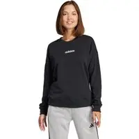 Moletom Essentials Linear French Terry adidas Sportswear Preto