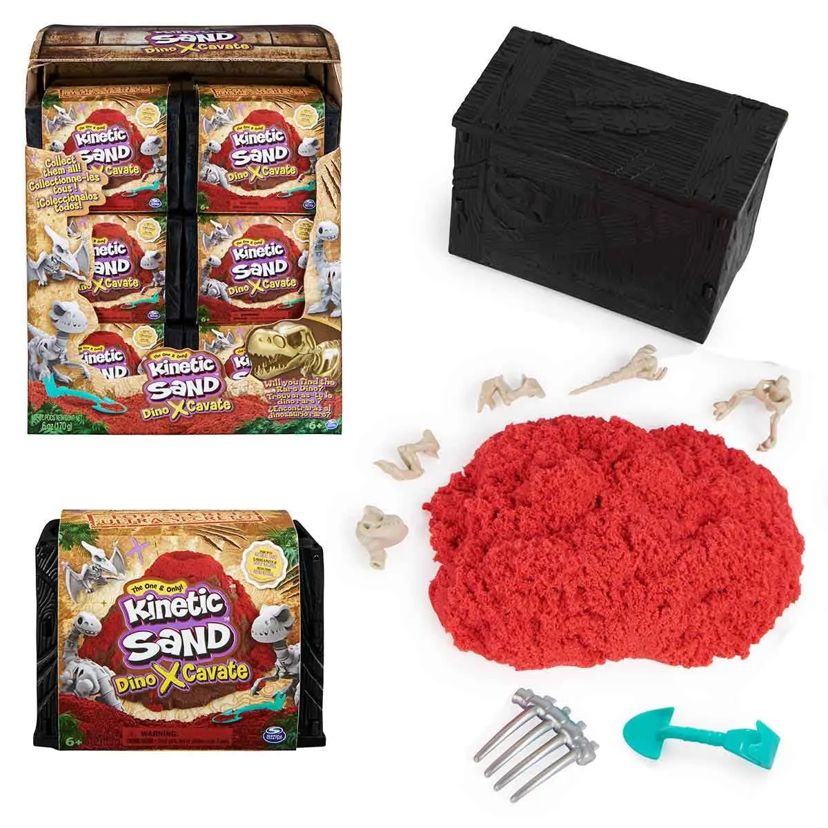 Dino X Cavate, Kinetic Sand, Sunny - 1