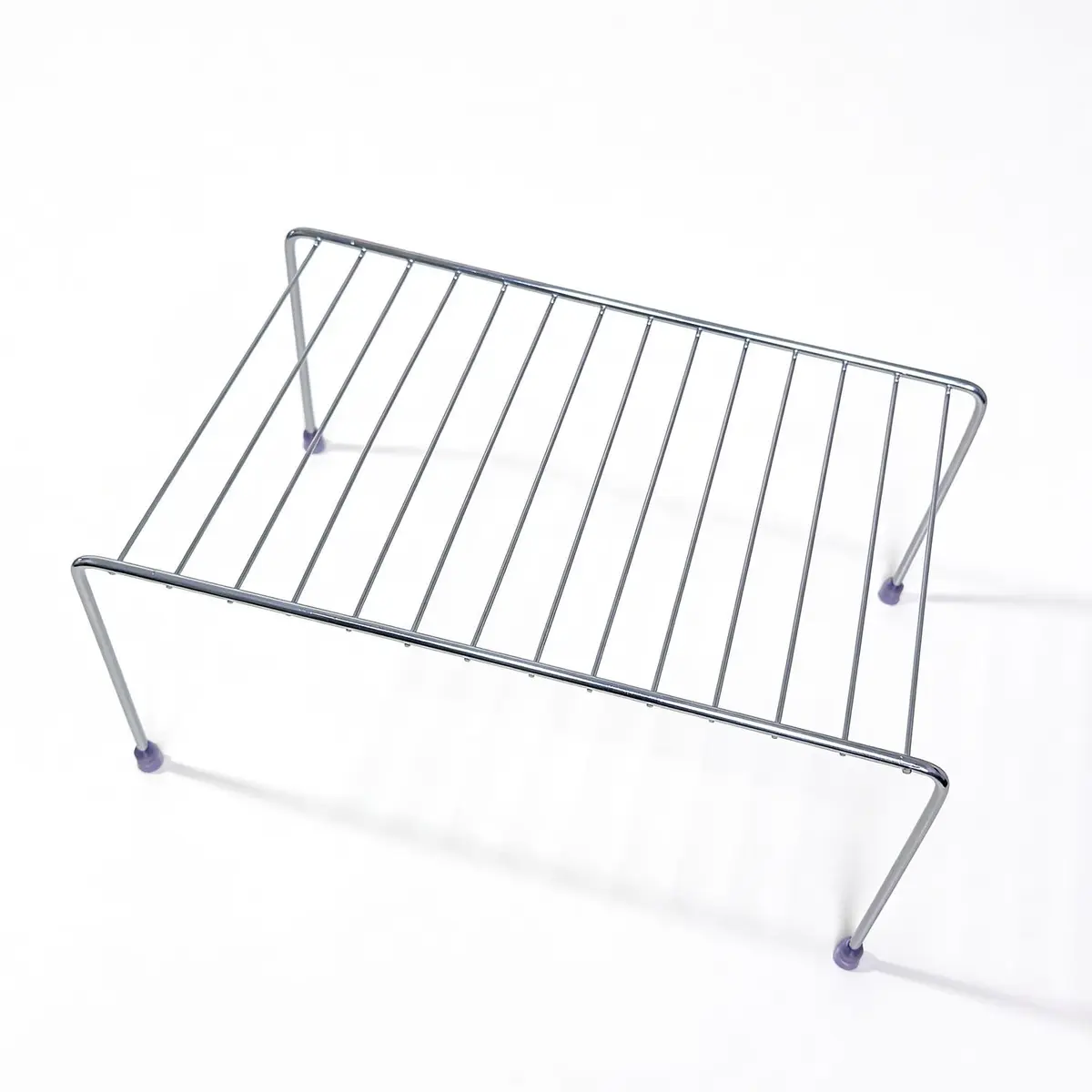 Organizador de Cozinha Aramado Cromado para Armário Prateleira Multiuso 32cm