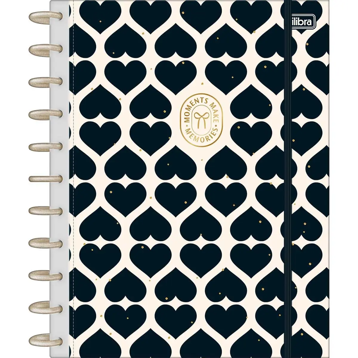 Tilibra - Caderno Tilidisco Capa Dura Colegial 10 Matérias West Village 160 Folhas