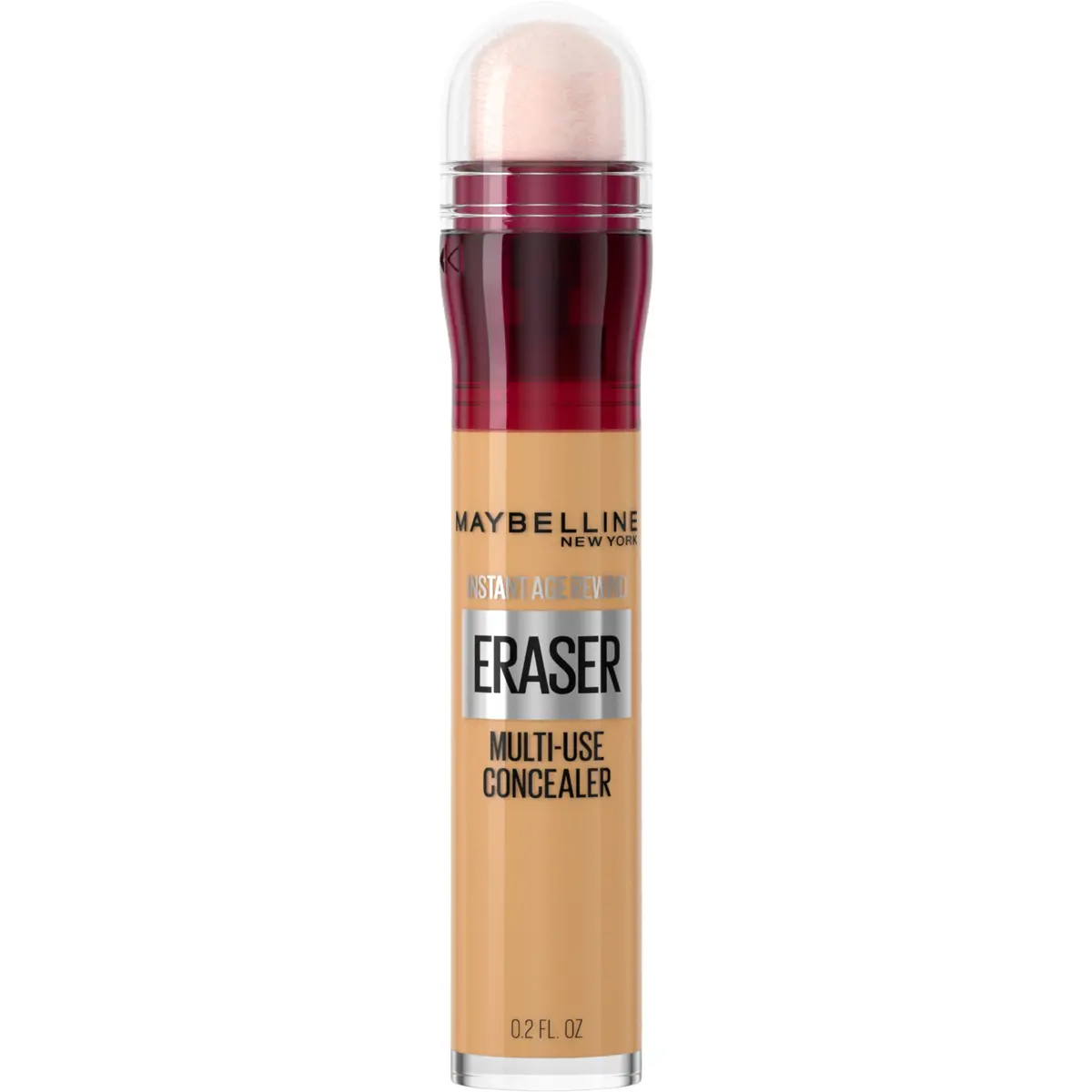 Corretivo Líquido Eraser Instant Age Rewind Maybelline 144 Caramel 6ml | Corrige olheiras e linhas finas, contorna e ilumina o rosto, alta cobertura com fórmula vegana