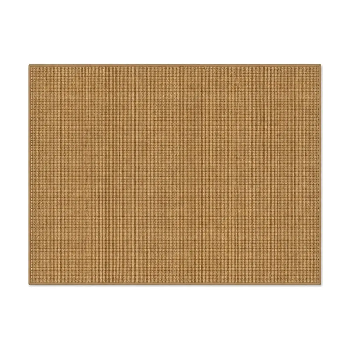 Decolab Tapete Sala Mescla Antiderrapante 132 x 100 cm Cairo Caramelo | 72% algodão e 28% poliéster em trama plana; toque confortável, felpa baixa e acabamento texturizado. - 1